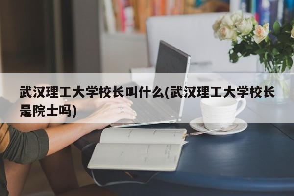 武汉理工大学校长叫什么(武汉理工大学校长是院士吗)